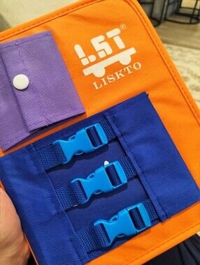 Liskto Orange & Blue Activity Book - Fine Motor Skills Development